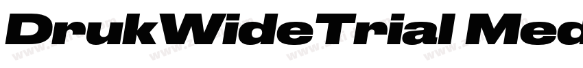 DrukWideTrial Medium字体转换